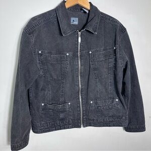 Vintage Black Denim Jean Jacket